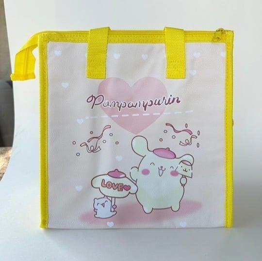 Pompompurin keroppi insulated & waterproof lunch bag