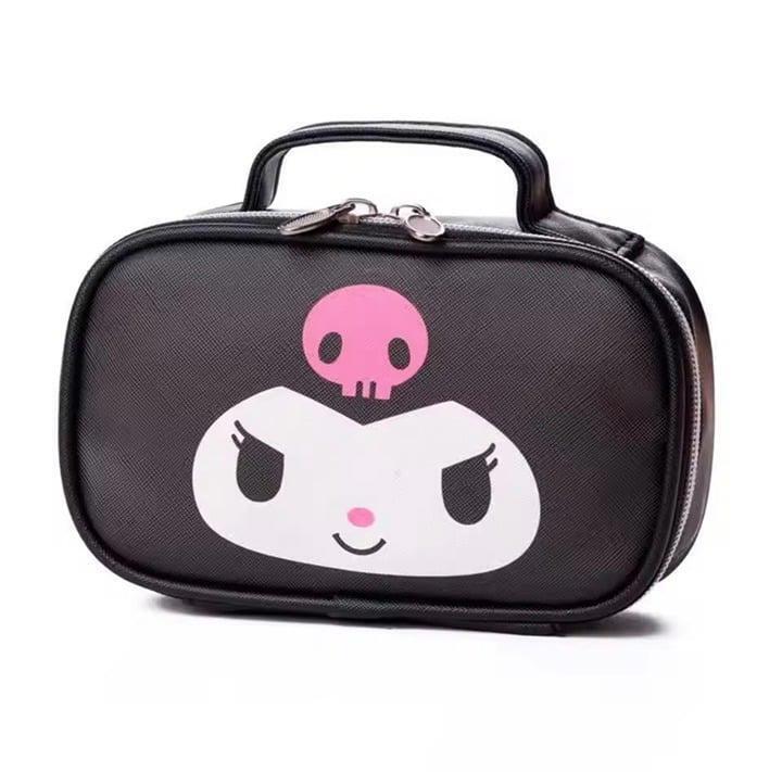 Kuromi Waterproof PU leather makeup/cosmetic bag