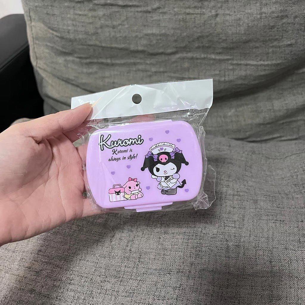 Kuromi 6 Compartments Pill Case