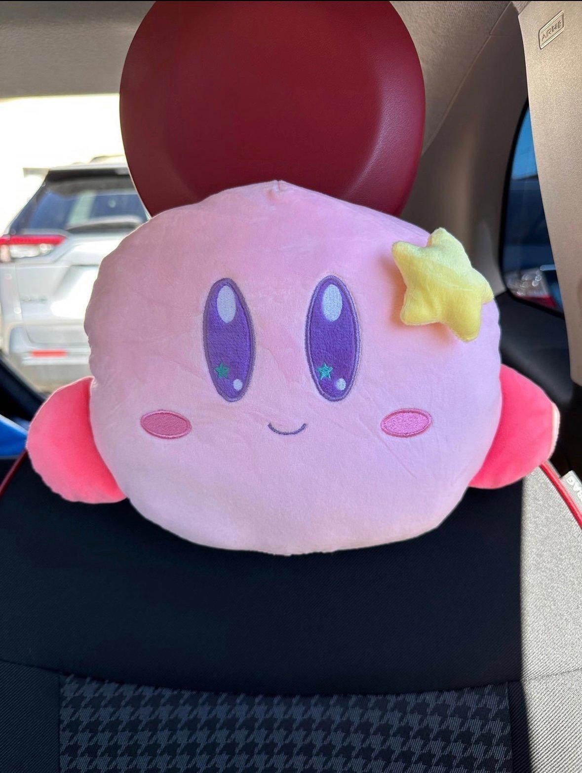 2 pcs of Kirby Car Pillow/headrest