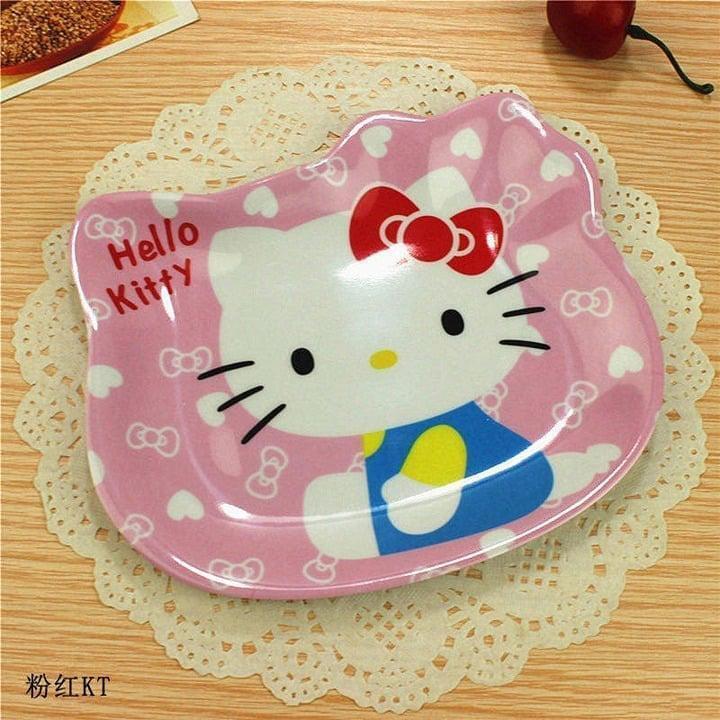 Pack of 2 Hello Kitty melamine plates