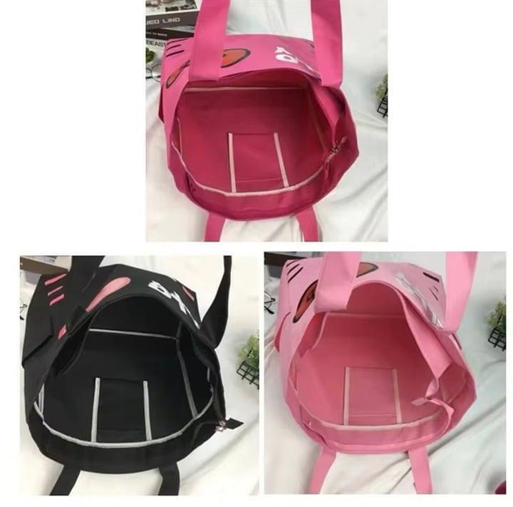 Pink Large size Hello Kitty canvas bag/shoulder bag