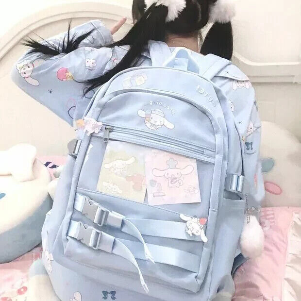 Standard Size Cinnamoroll Backpack Travel School backpack