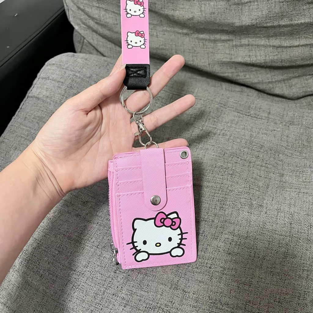 Sanrio Snoopy SailorMoon Wallet ID/Credit Card Slots Coin Holder