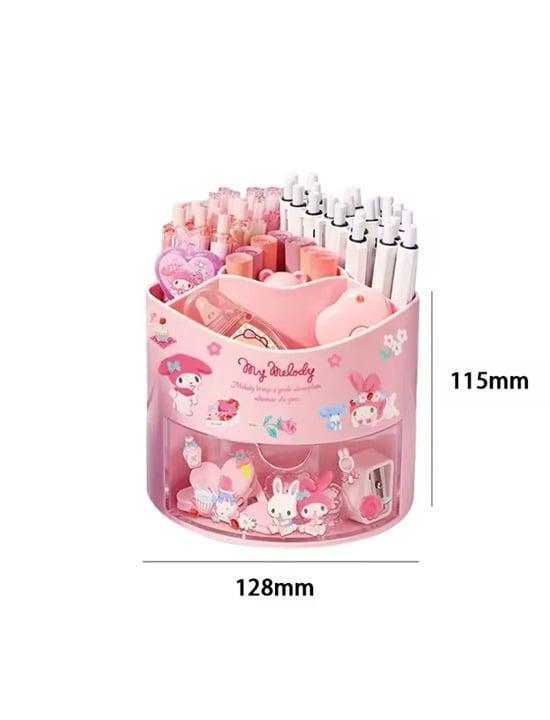 My Melody Versatile rotating desk organizer/container