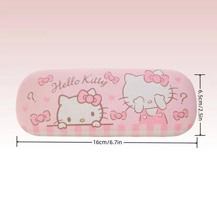 Pink Hello Kitty Protective Glasses Case