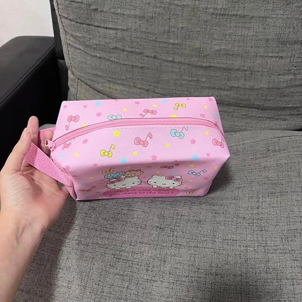 Hello Kitty Cosmetic zipper bag/make up storage bag