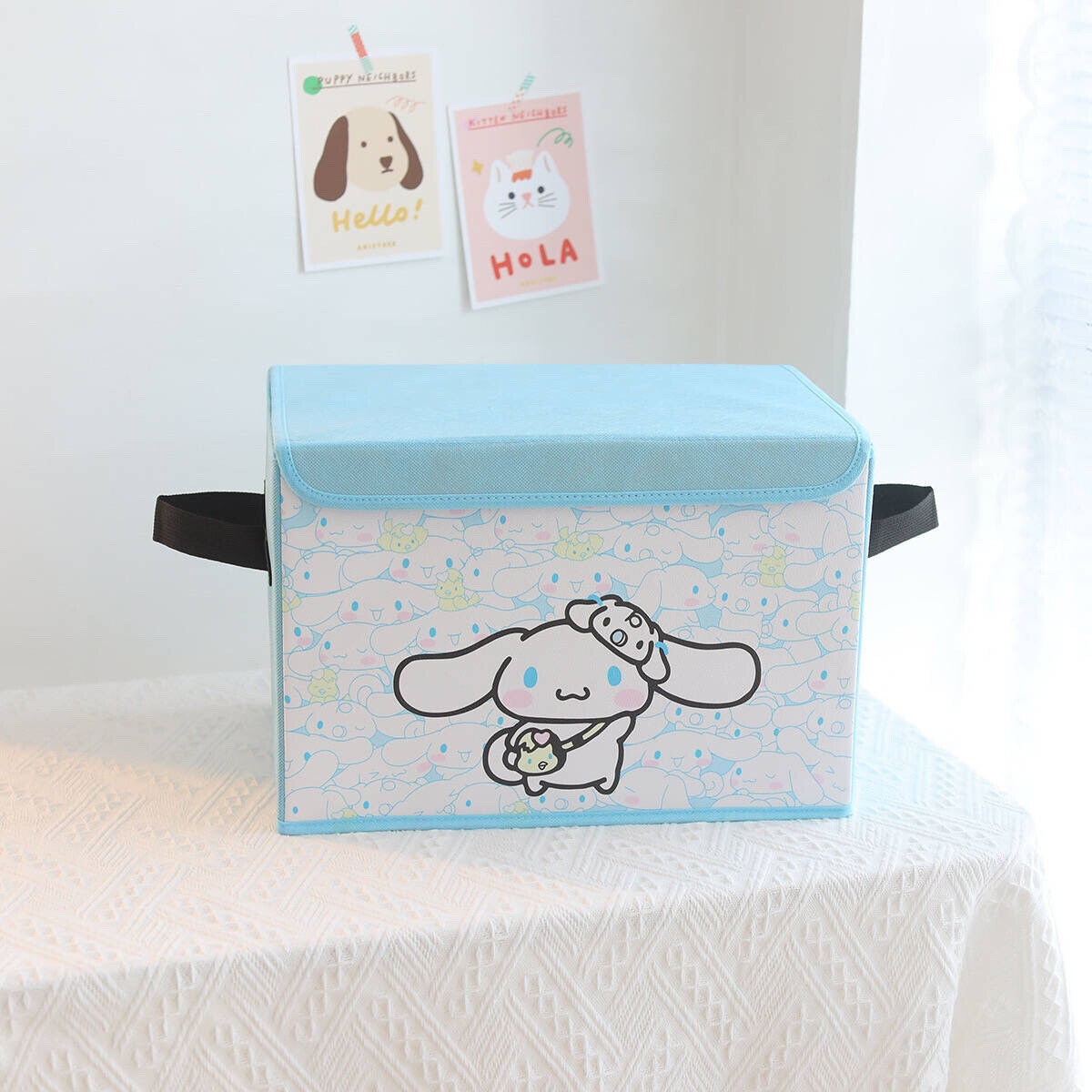 US Seller Sanrio Characters  Foldable Storage Bin/Box with straps My Melody