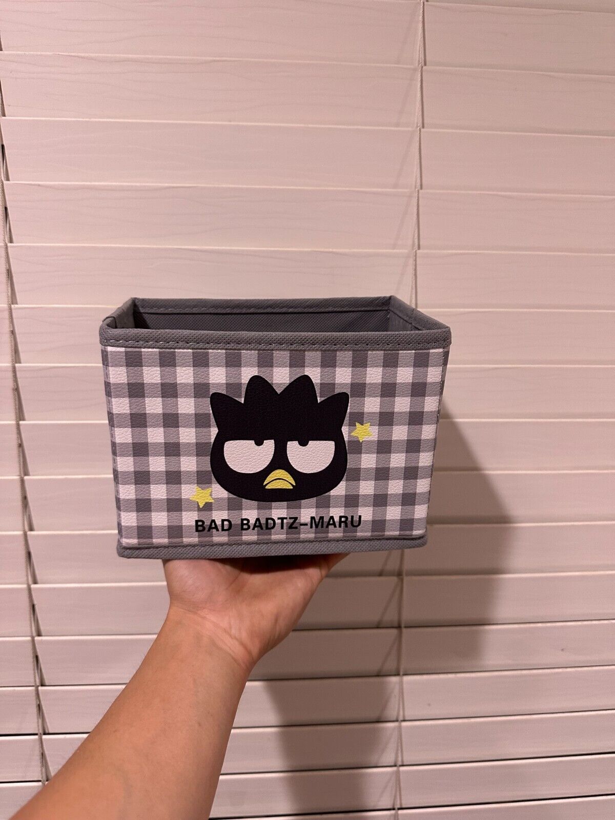 Hello Kitty Collapsible Desk Storage Bin