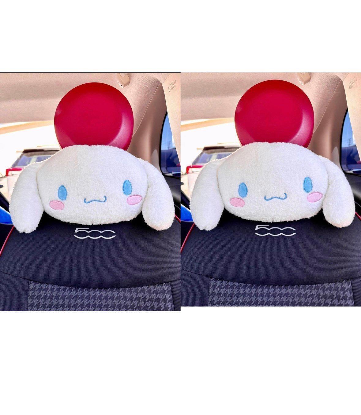 2 pcs of Cinnamoroll car pillow/headrest