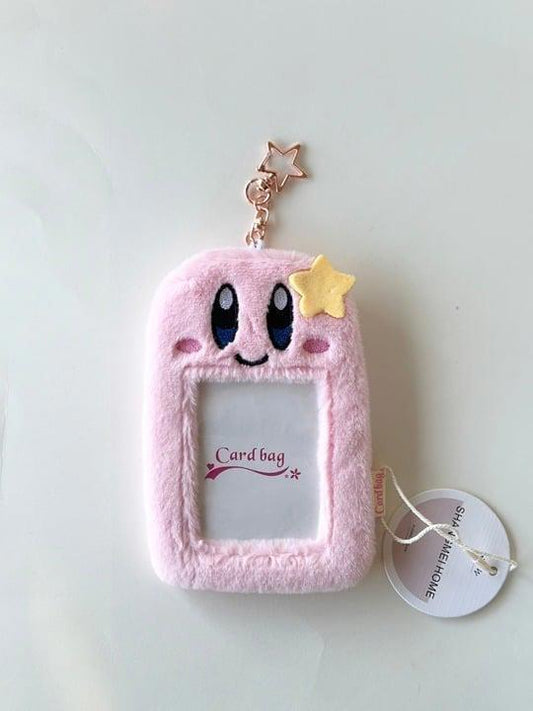 Sanrio Kirby Kpop Fluffy Plushy Photocard Holder