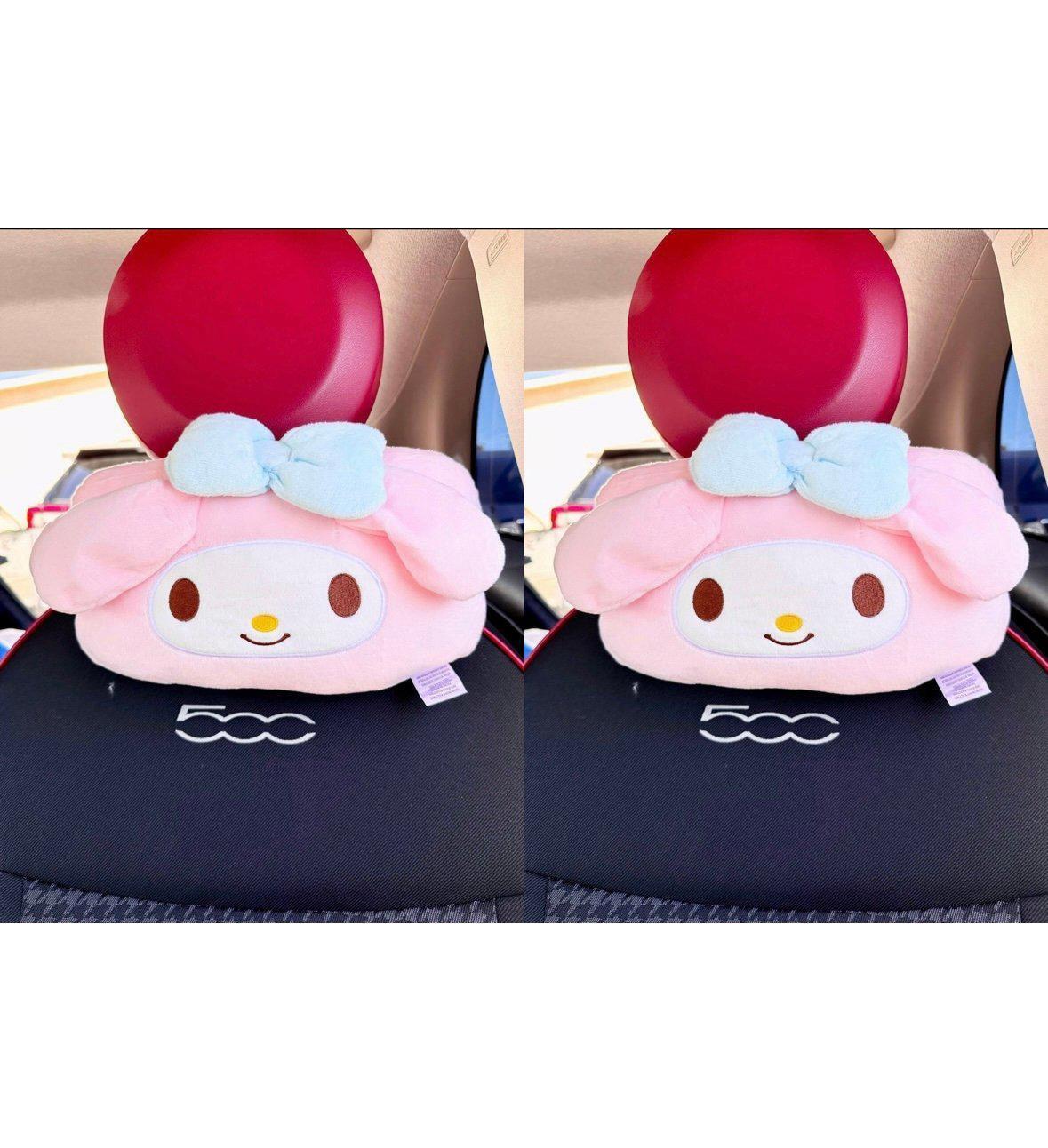 2 pcs of My Melody Car Pillow/Headrest