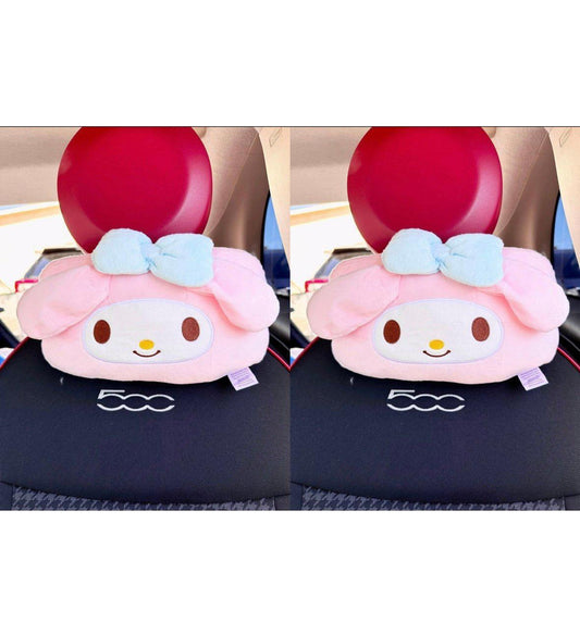 2 pcs of My Melody Car Pillow/Headrest