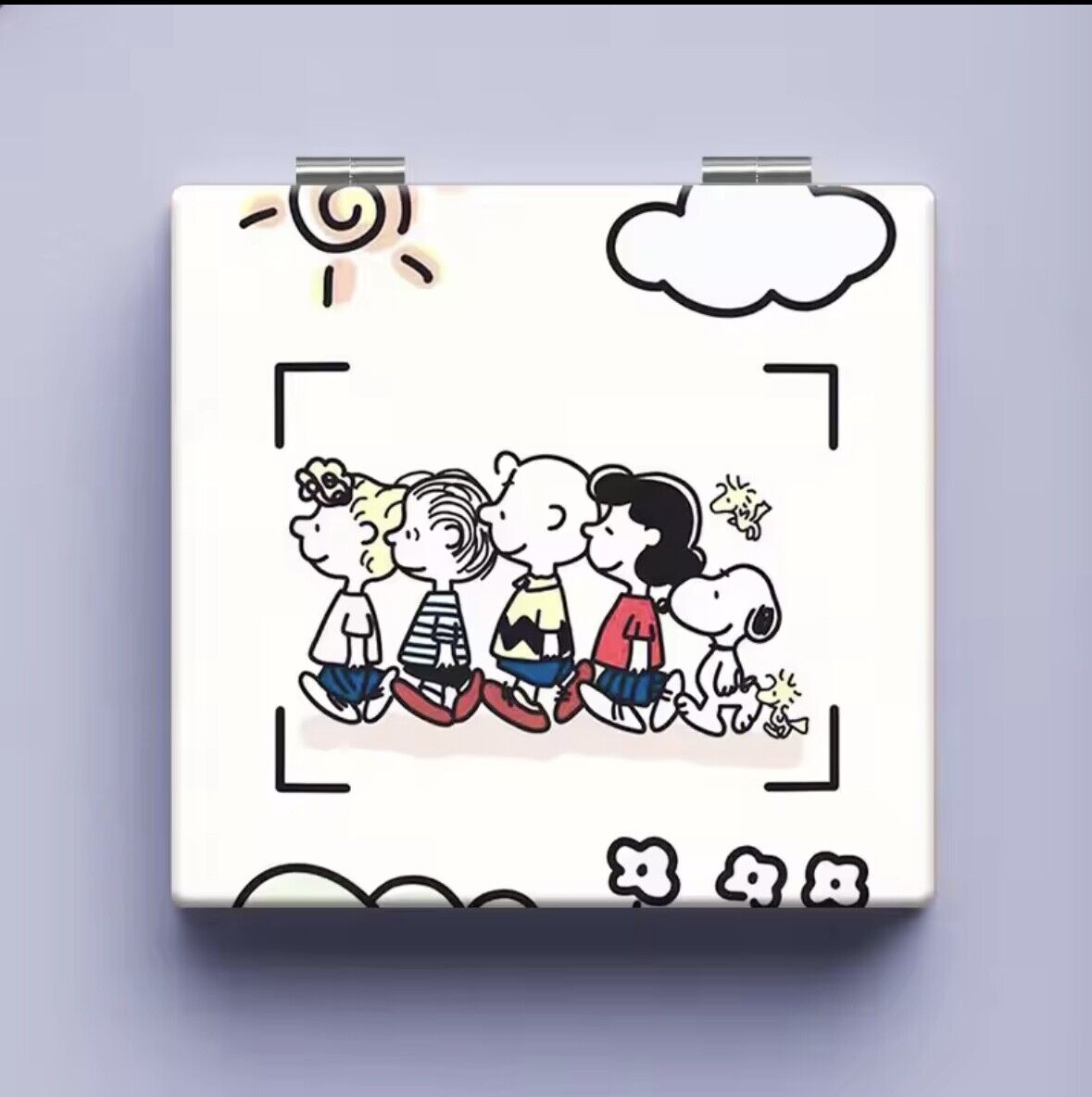 Portable Dual Side Snoopy Character Mini Mirror