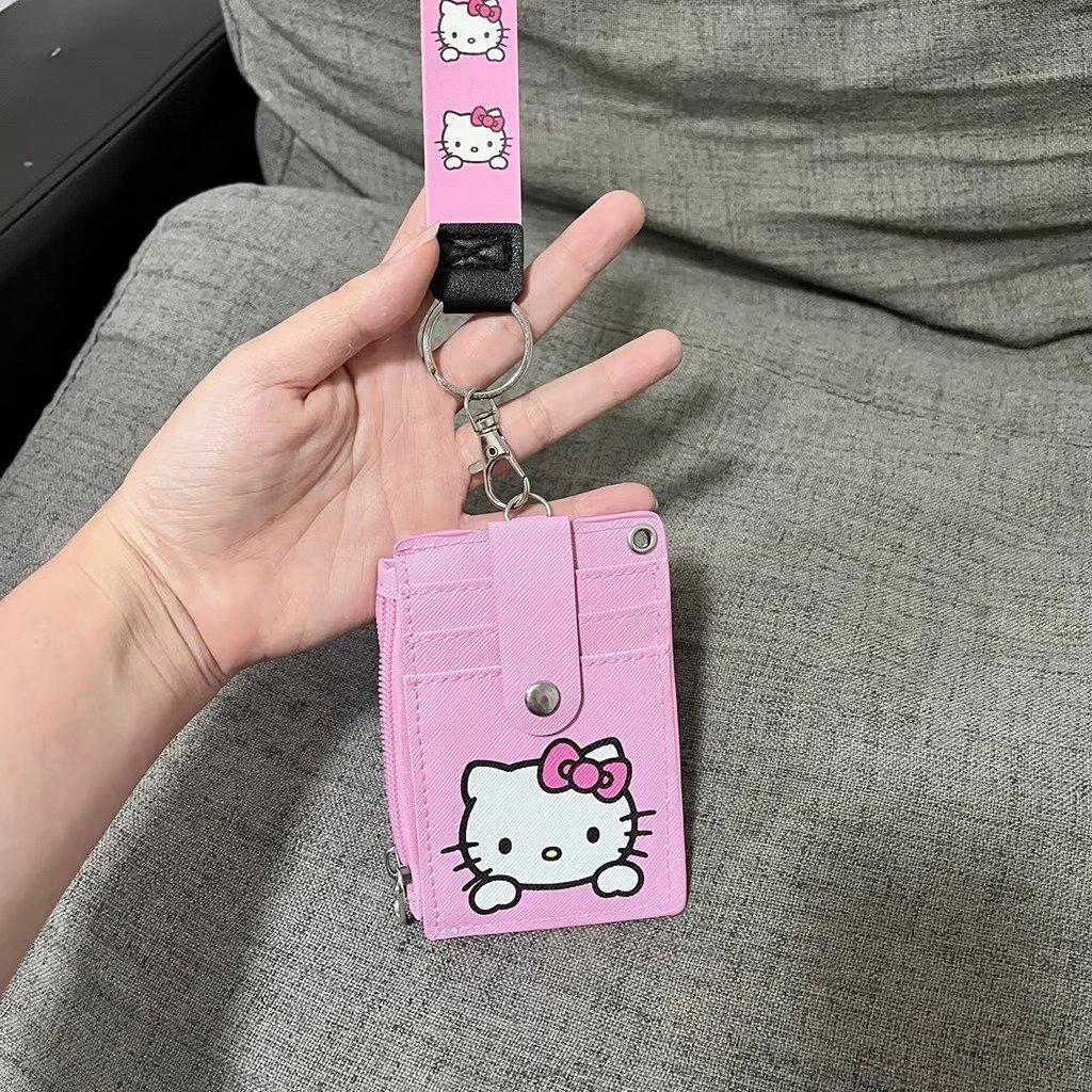 Hello Kitty Hand Wrist Strap Card Holder