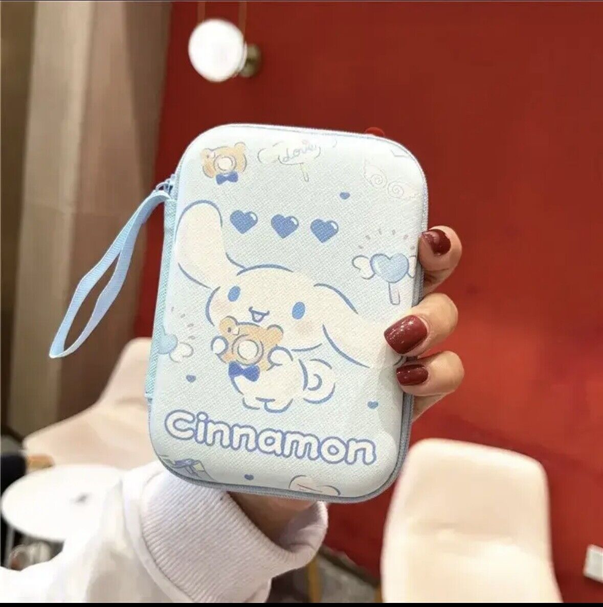 Sanrio Carrying Case Hard Protective Case, Impact Resistant Travel Power Bank