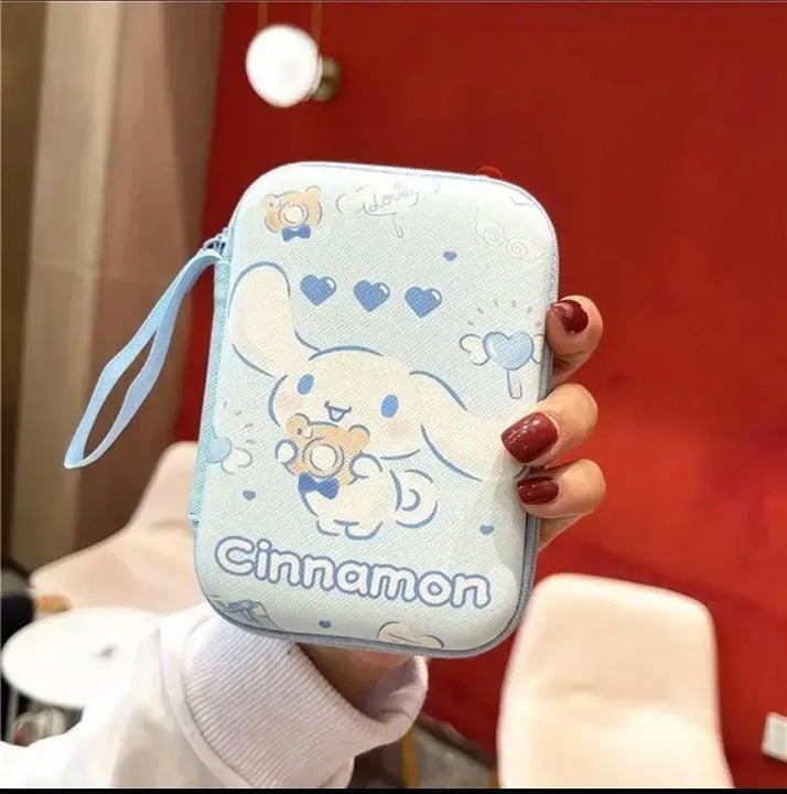 Sanrio Cinnamoroll Storage carrying organizer zipper pouch