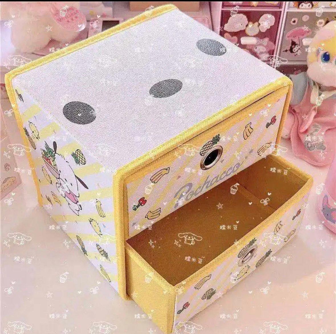 2 tier Pochacco Foldable Storage Box