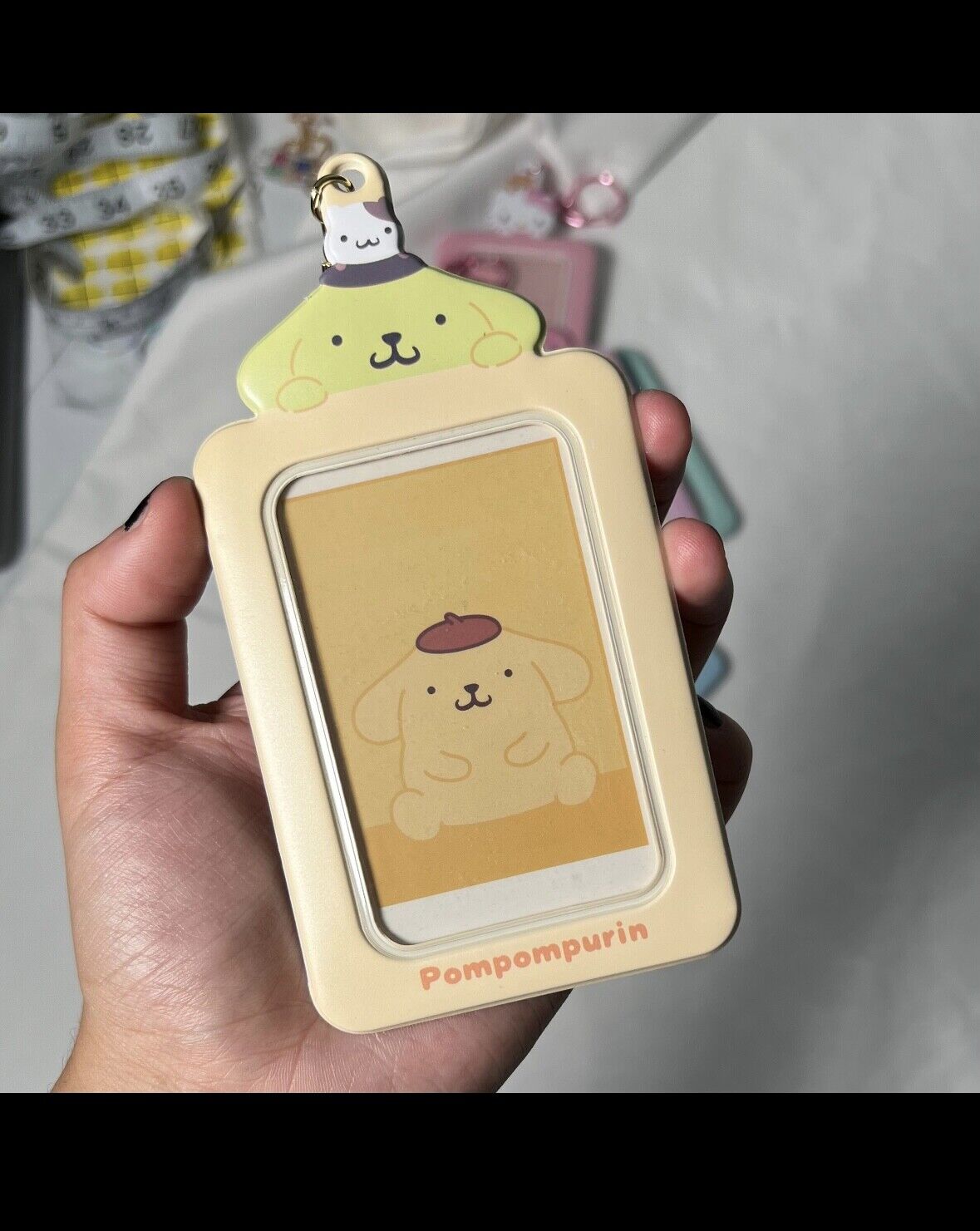 [US SELLER] Korean Ver Sanrio Japan Character KPop Photocard Holder Snap Hook