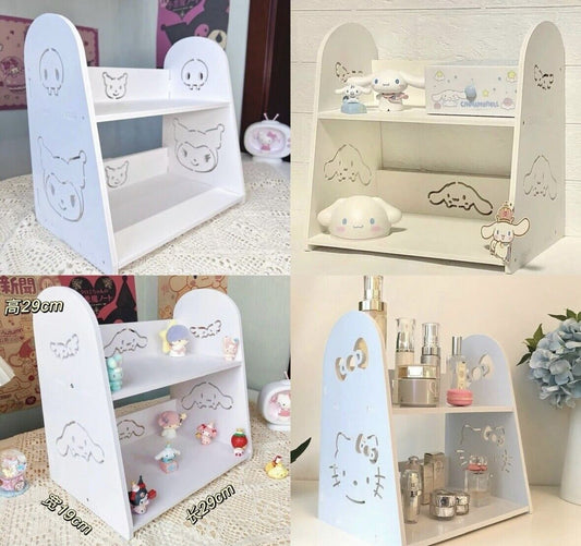 US Seller Cinnamoroll Hello Kitty Kuromi Organizer Shelf