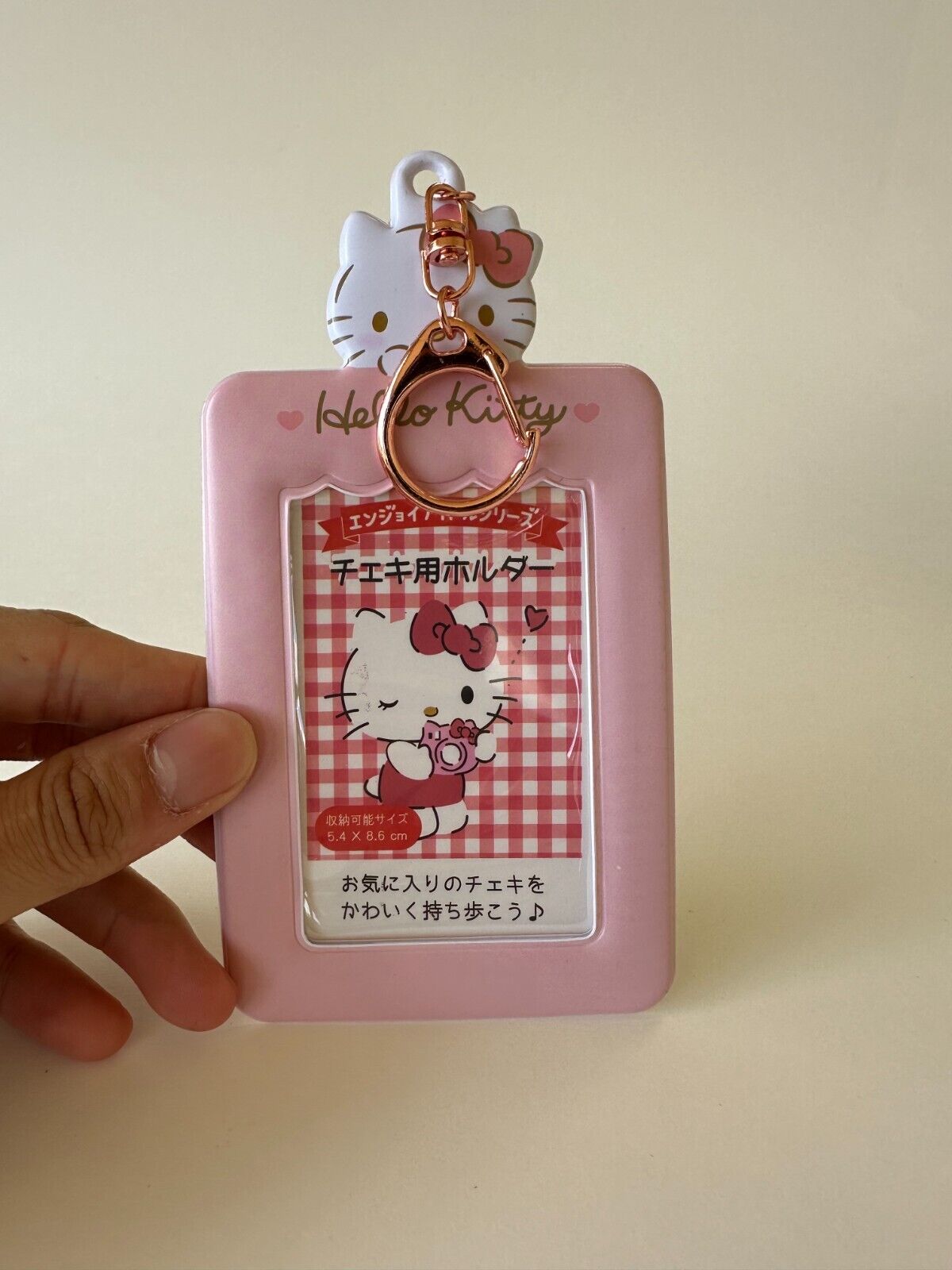 [US SELLER] OFFICIAL Sanrio Japan Character KPop Photocard Holder Snap Hook