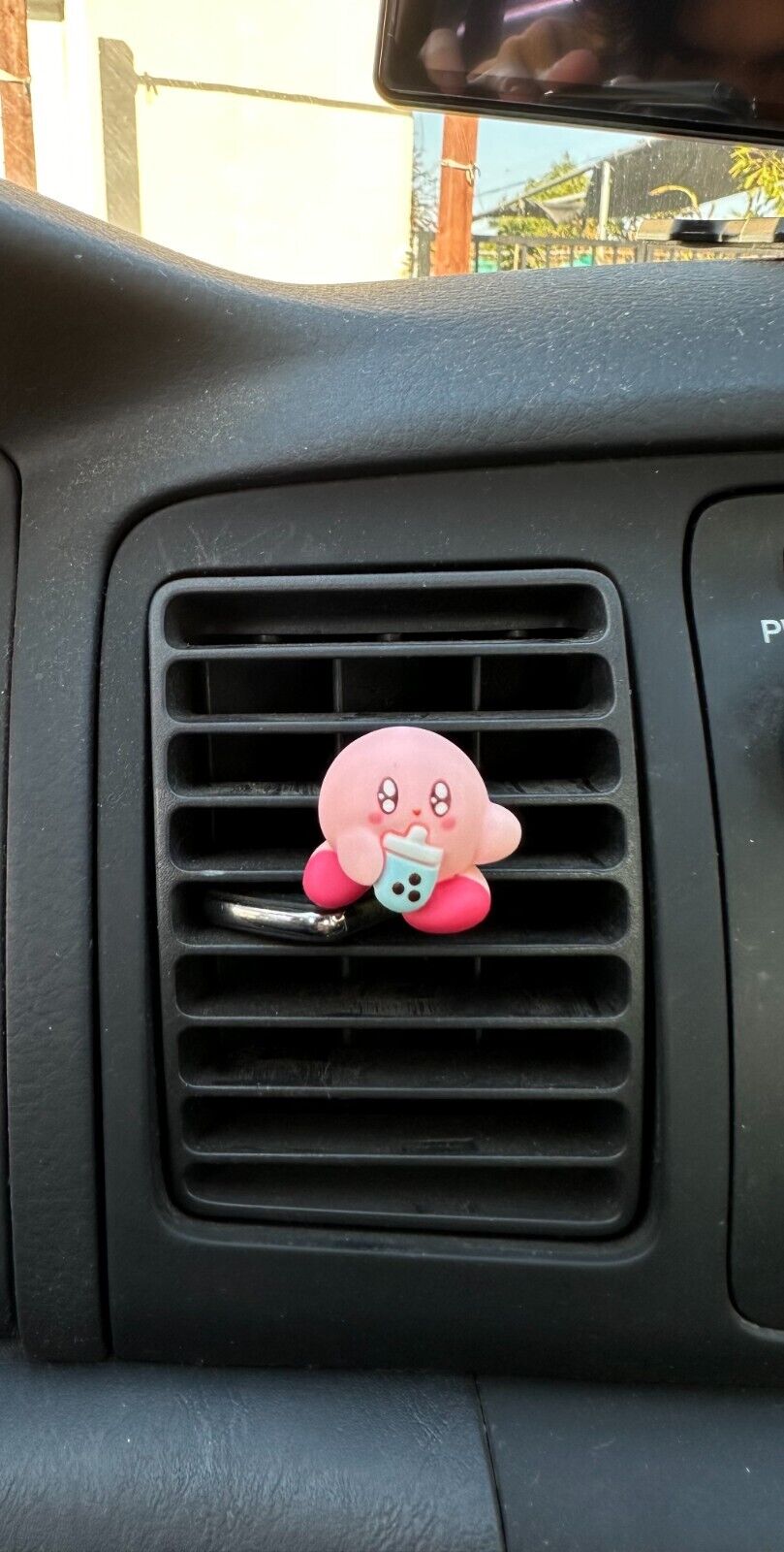 Kirby Characters Plush Cushion Car AC Vent Clips Decoratio