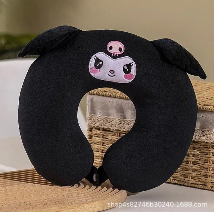 Kuromi U Shape Neck Travel Pillow