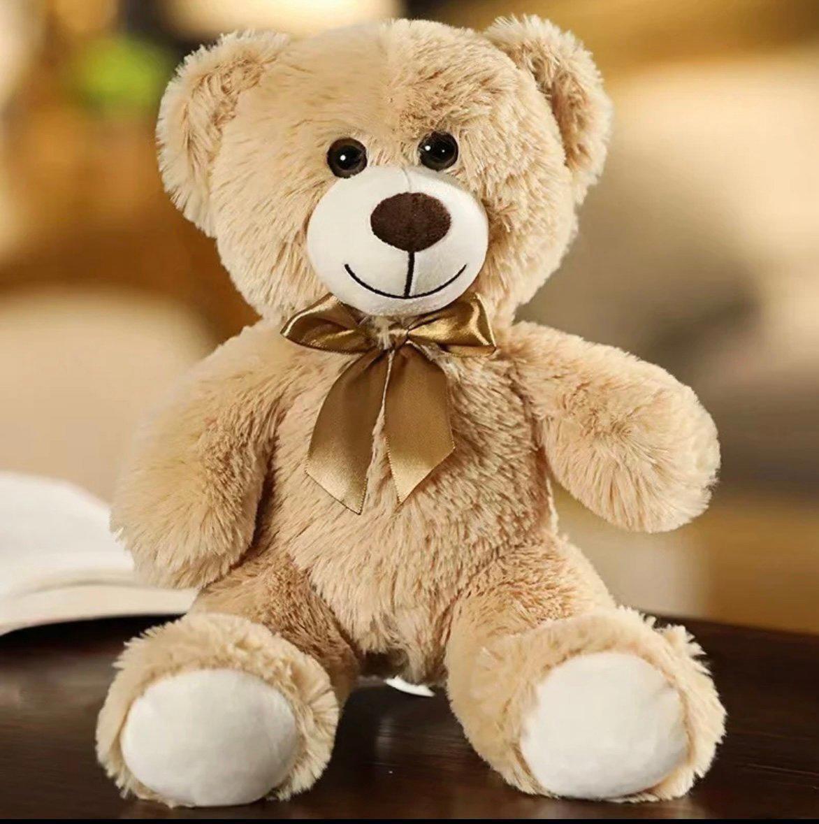 13.8” (35cm) Height Brown Teddy Bear Stuffed Animals Gifts for Friends GF BF