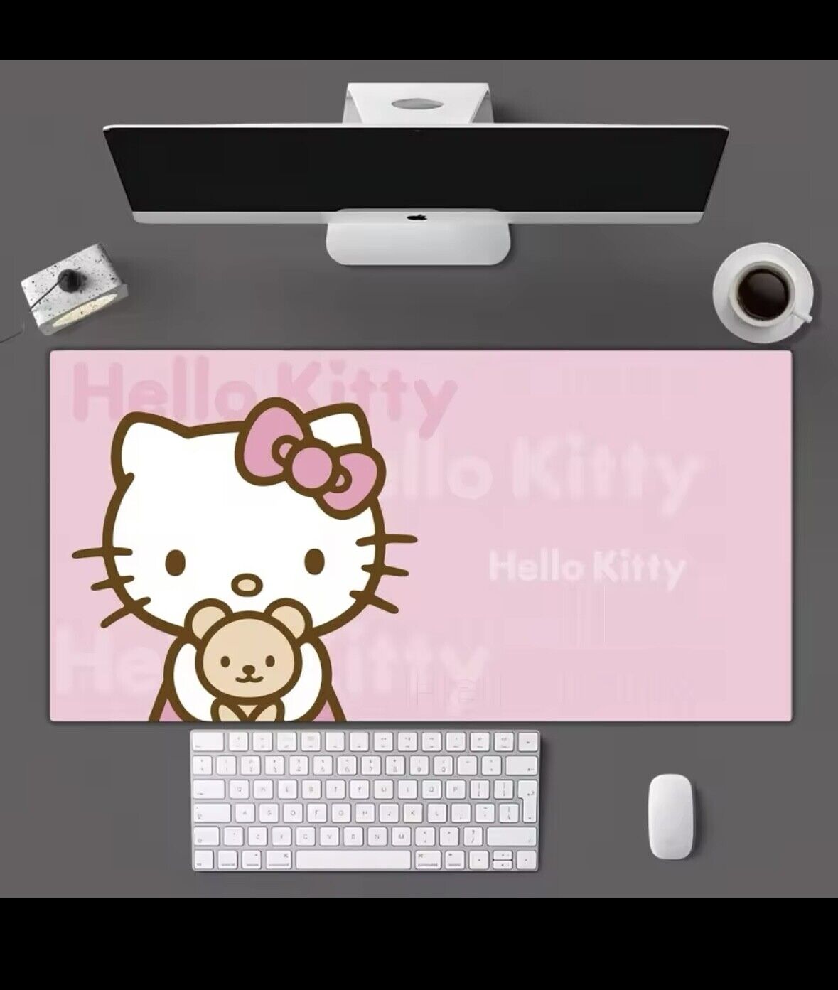 Sanrio Anti-slip extra large Mouse Pad Hello Kitty and My Melody