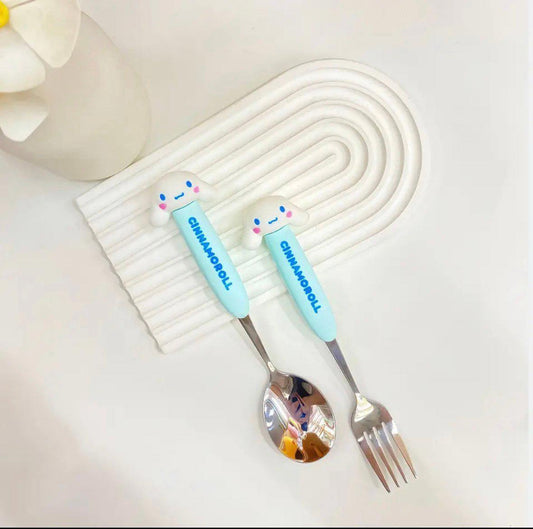 Sanrio Cinnamoroll Spoon and Fork set