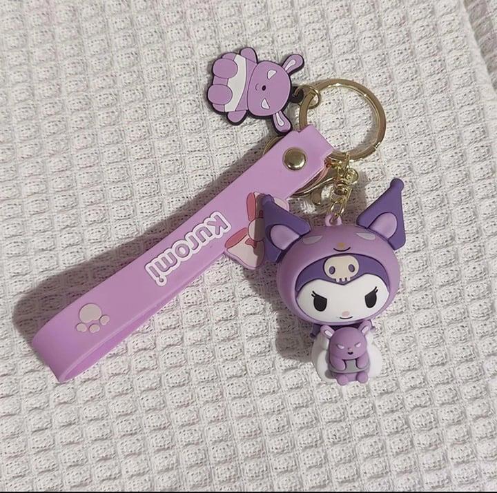 Sanrio Cinnamoroll Cute Kawaii Pendant Ring Keychain