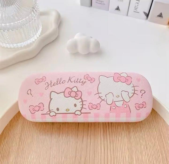 Pink Hello Kitty Protective Glasses Case