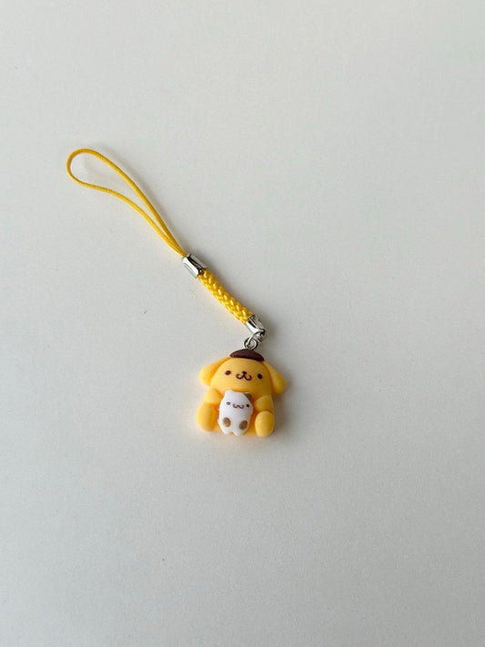 Pompompurin Phone Charm