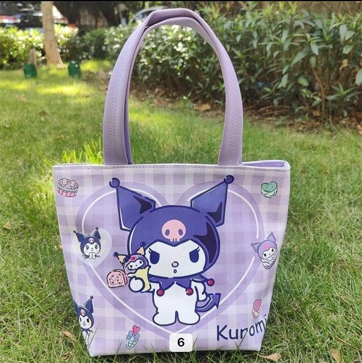 Kuromi PU tote bag