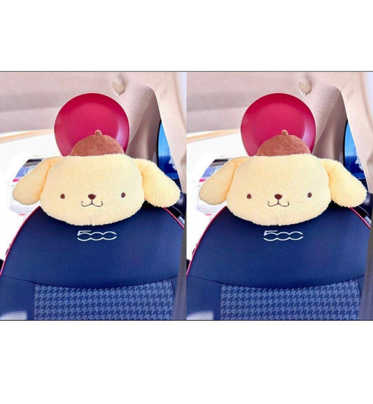 2 pcs of pompompurin car pillow/headrest