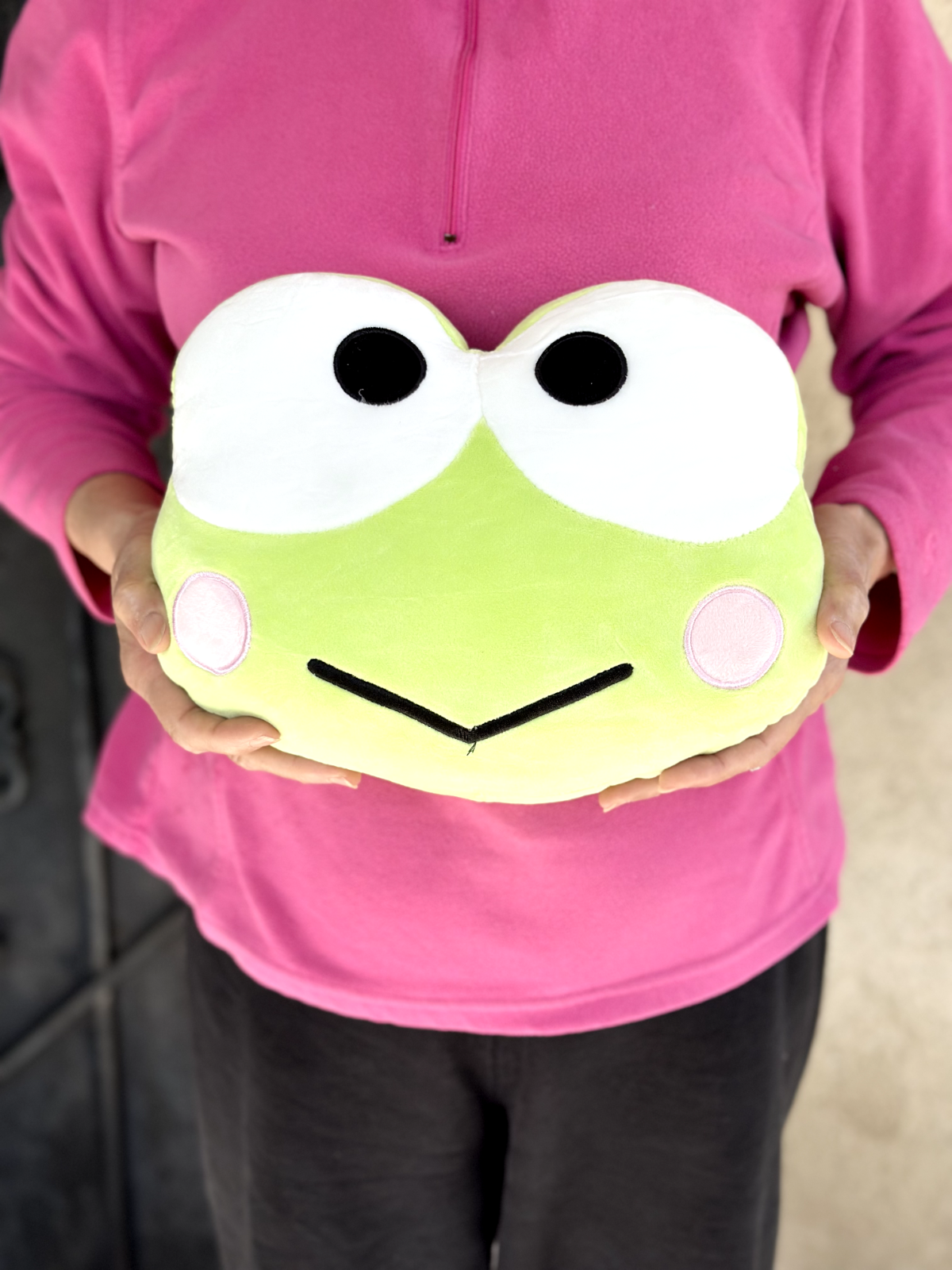 2 Pcs Keroppi Headrest and Seatbelt Cover | Kawaii Characters | Car Accessories|