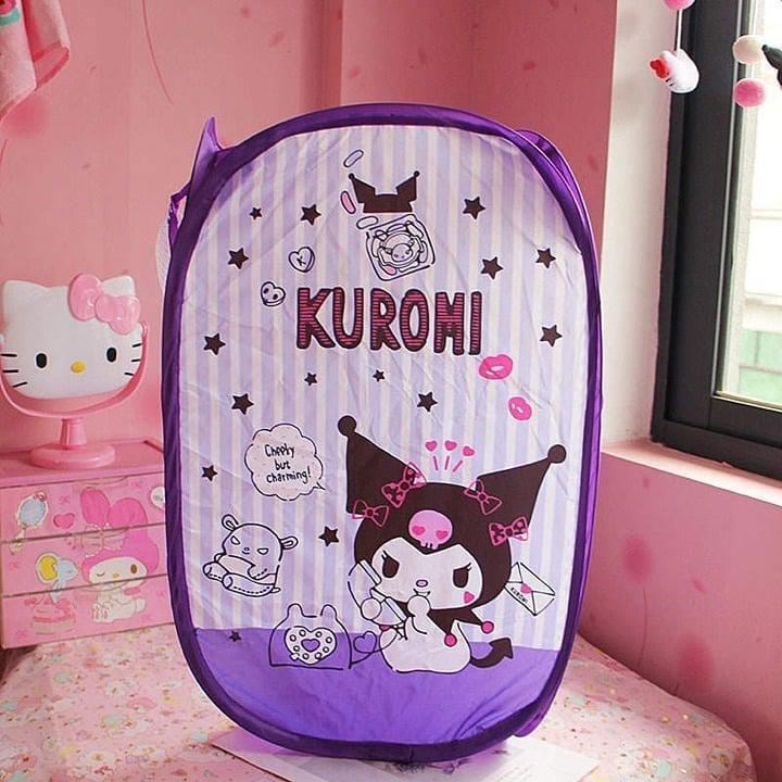 Kuromi Foldable storage basket/hamper