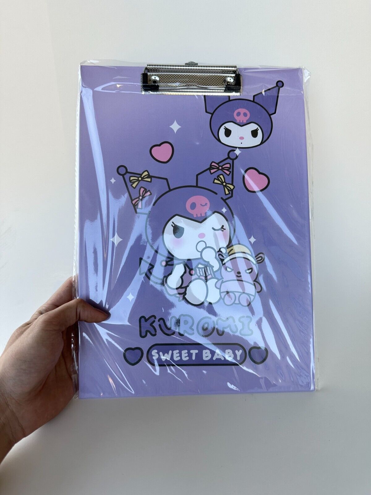 Sanrio Characters Hologram Document Clip Board Paper File Folder Office Supplies