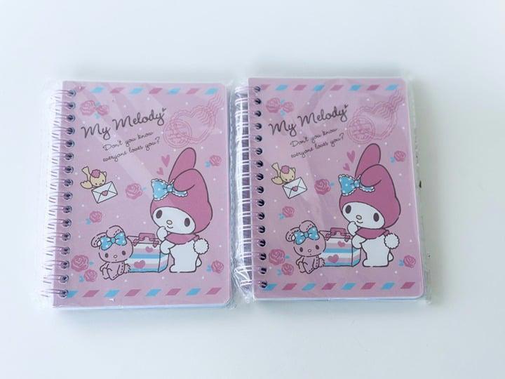 Pack of 2 Sanrio My Melody A6 Notebook