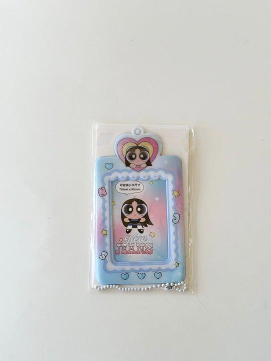 Kpop New Jeans Black Hair Cute Animated Photocard holder