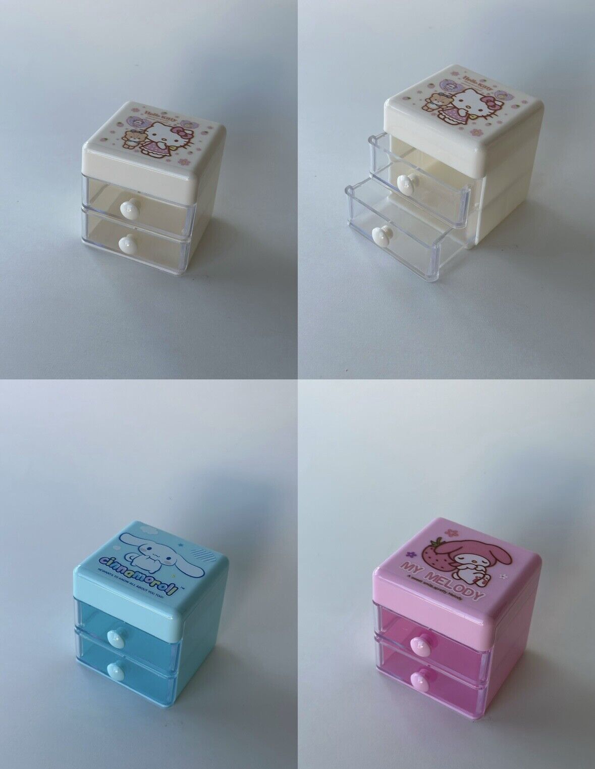 Sanrio Hello Kitty Mini 2 Drawers Storage