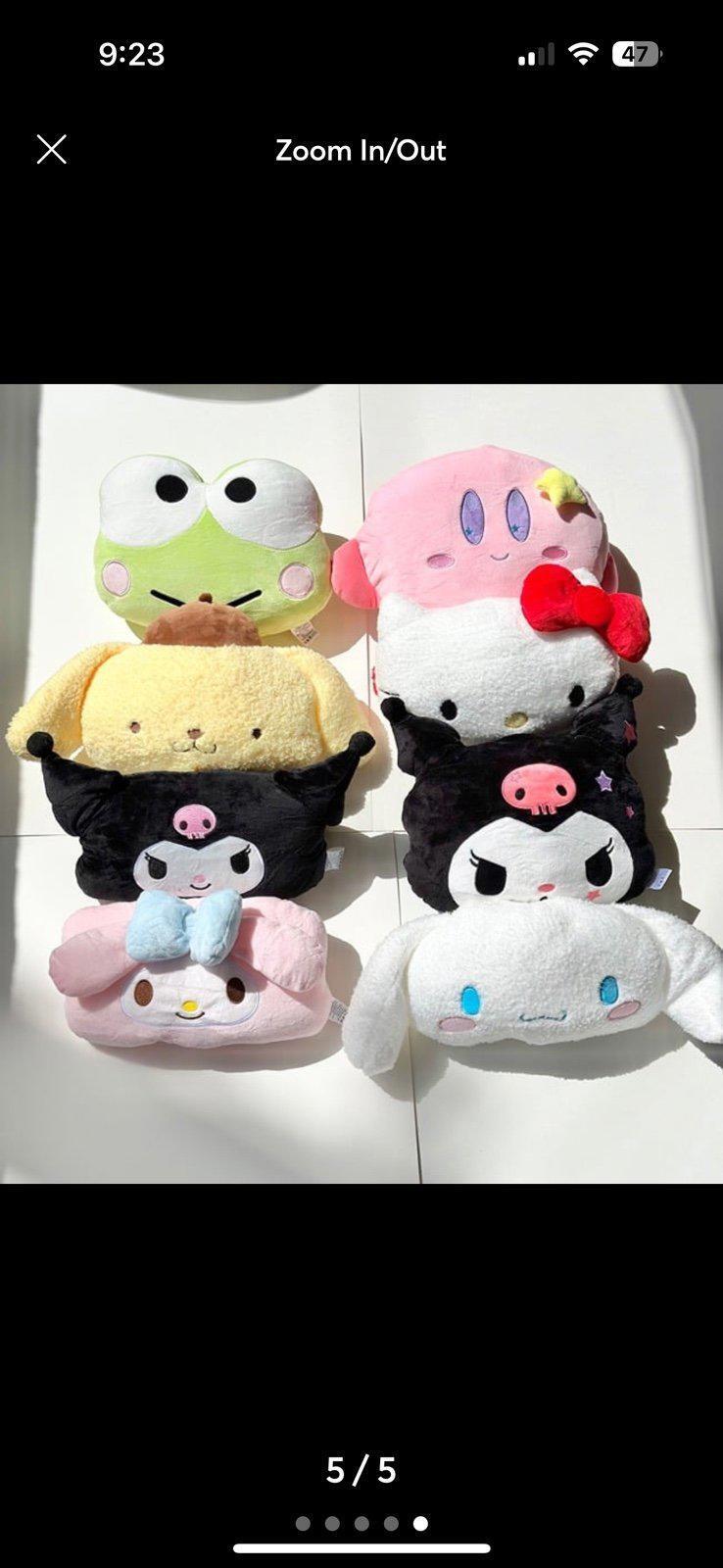 2 pcs of My Melody Car Pillow/Headrest