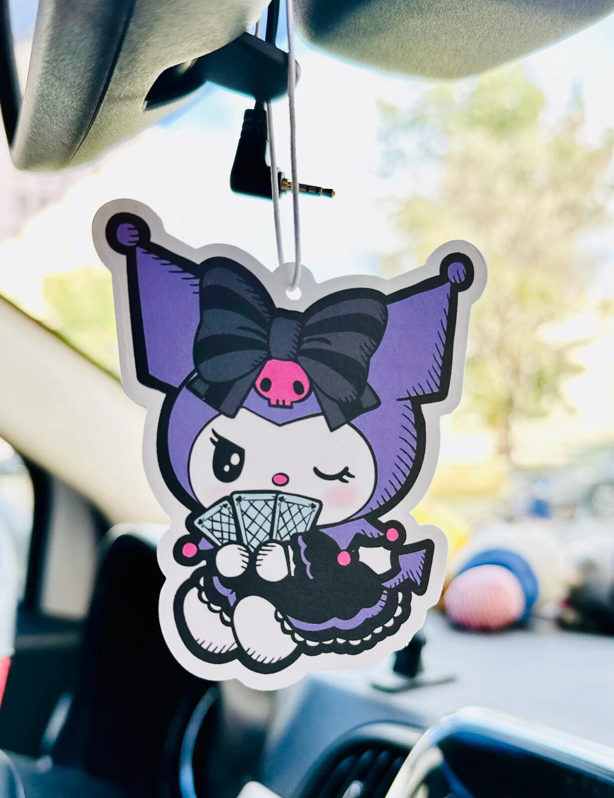 US Seller Kuromi purple Car Air freshener - Car Accessories Natural Car Freshie