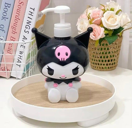 Kuromi Empty Refillable Soap Bottle