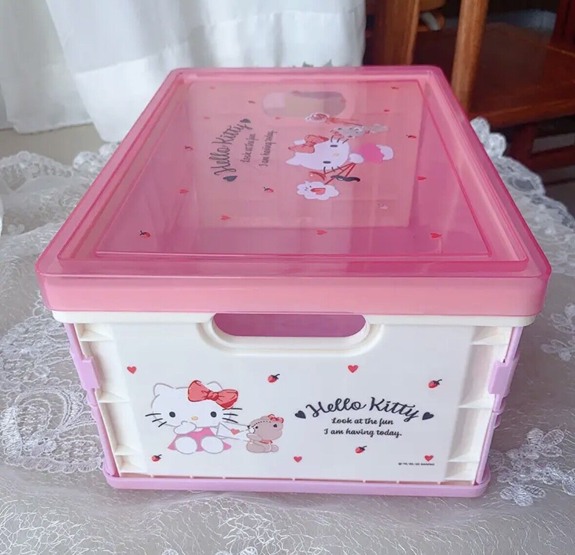 Sanrio Hello Kitty Kuromi Cinnamoroll Characters  Foldable Storage Bin/Box