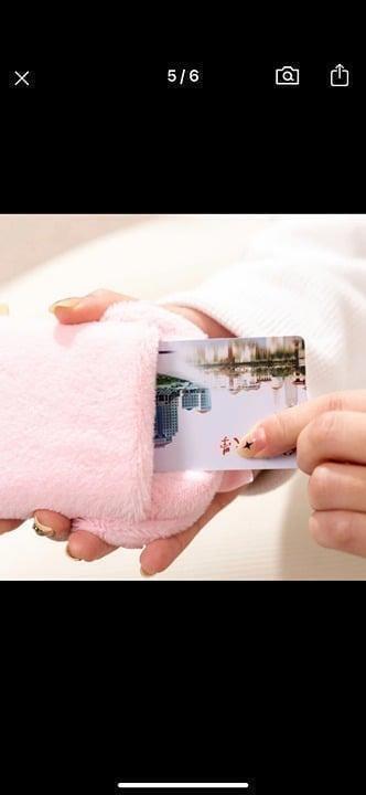 Sanrio My Melody Kpop Fluffy Plushy Photocard Holder