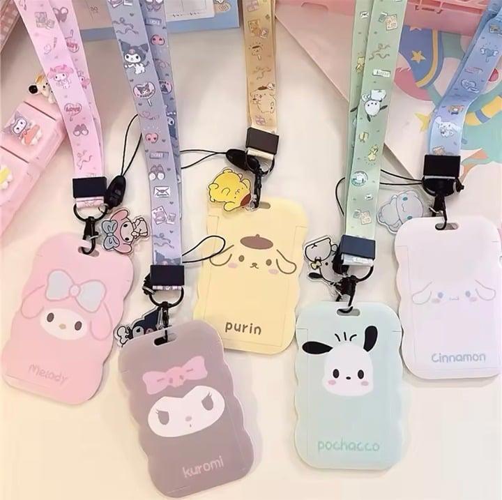 Sanrio Pompompurin - Lanyard and Card Holder