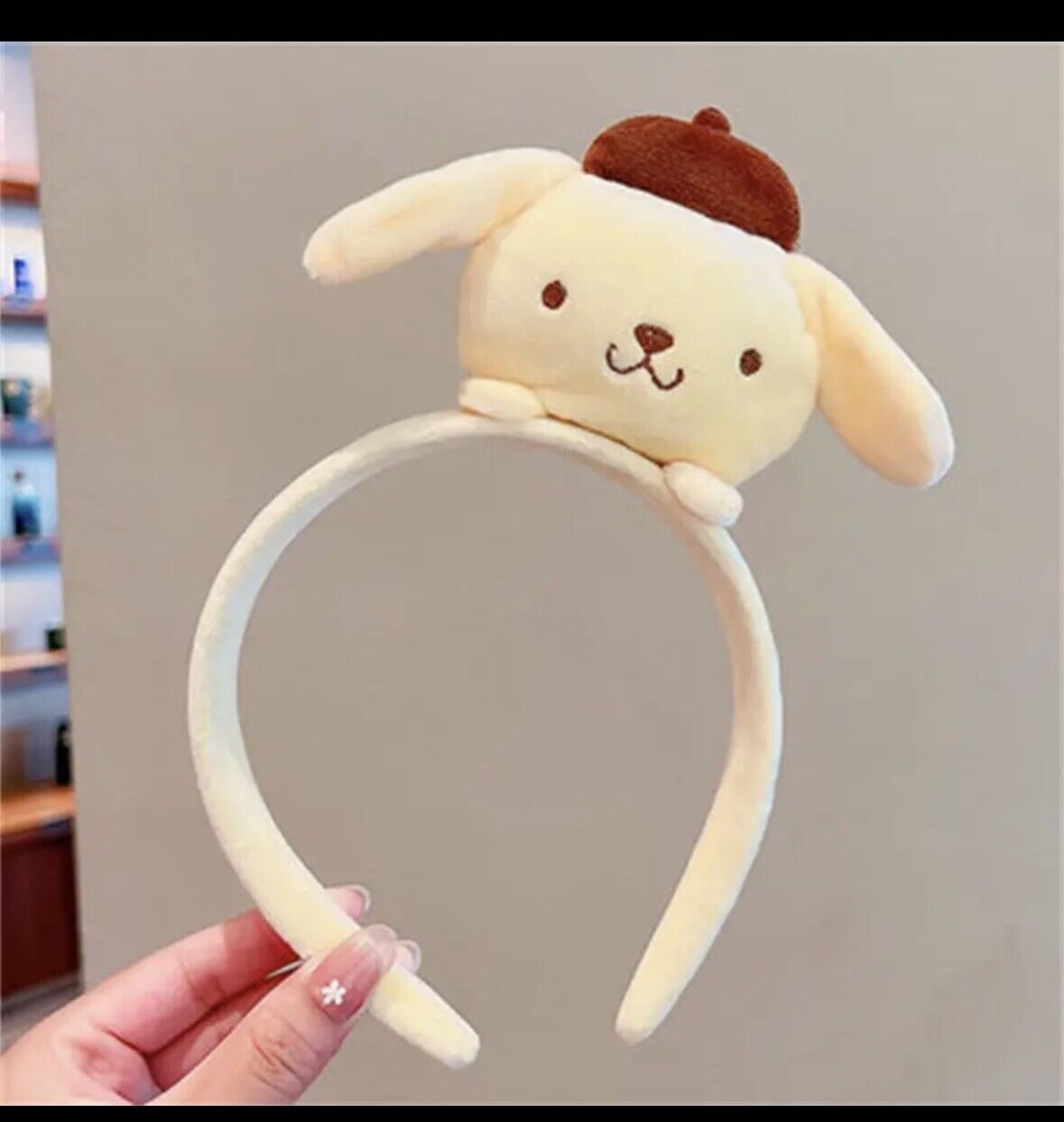 Sanrio Kuromi Cinnamoroll Pom Melody Headband Non Slip Elastic Hair Accessories