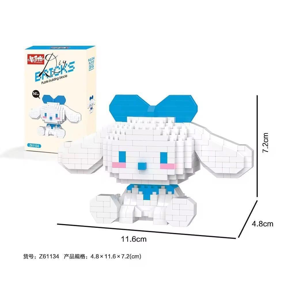 DIY Sanrio Big Cinnamoroll Lego Model Building Block