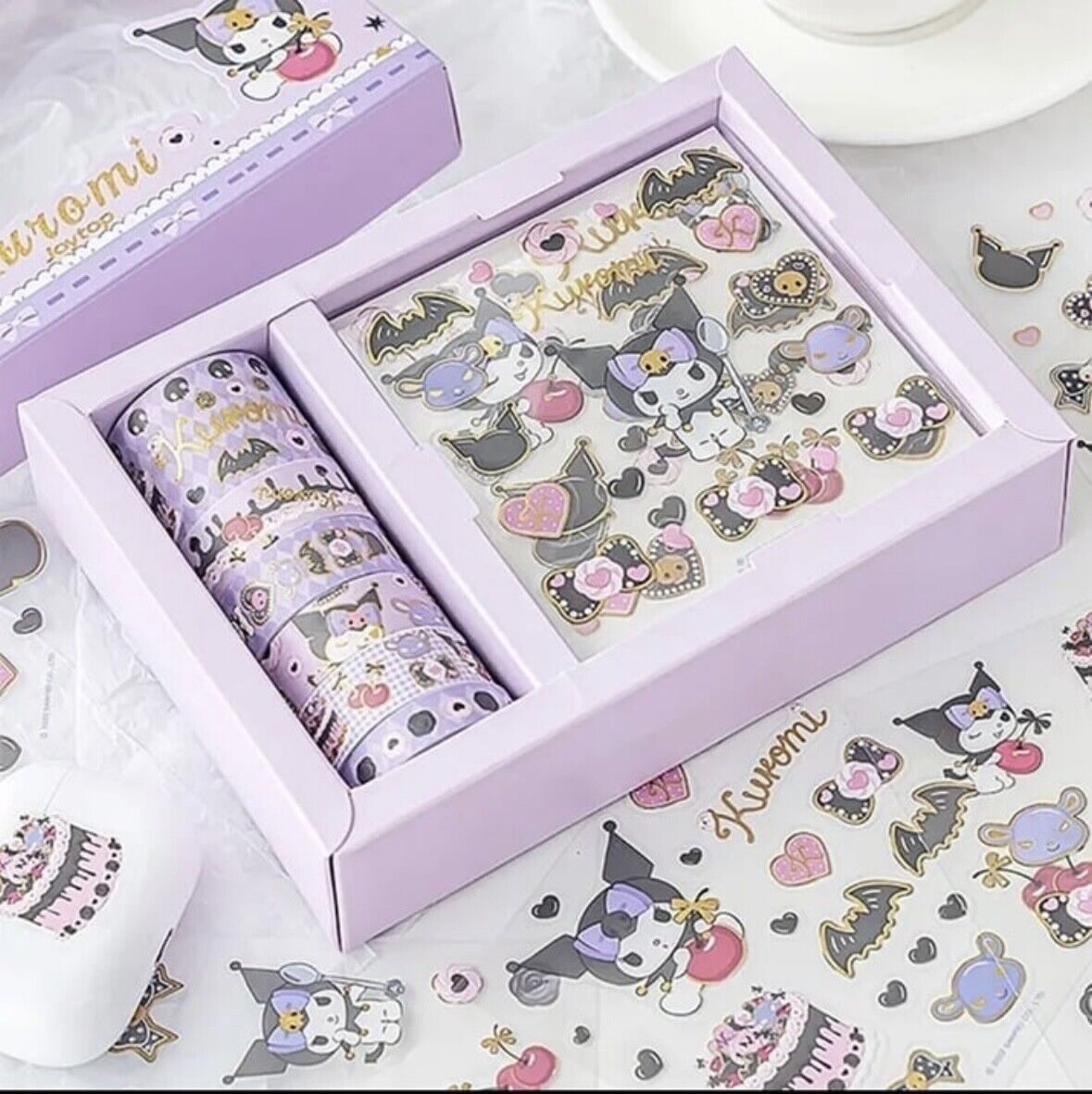 US Seller Sanrio Hello Kitty Kawaii Sticker and Tapes MIX Set